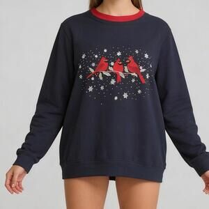 Vintage Shirt Women Xxl Sweatshirt Bird